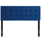 Gestoffeerd fluwelen hoofdbord in queensize