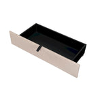 Letto a piattaforma imbottito Queen con letto estraibile Twin XL