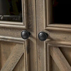 Credenza grande a 3 ante, mobile bar e portabottiglie, credenza da buffet, tavolo da buffet, angolo caffè, angolo bar